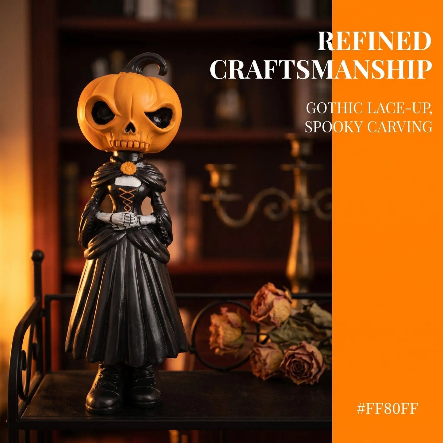 🎁🎉Only $29.99 This Week🌟👻Halloween Pumpkin Man Figurine/Decoration🎃
