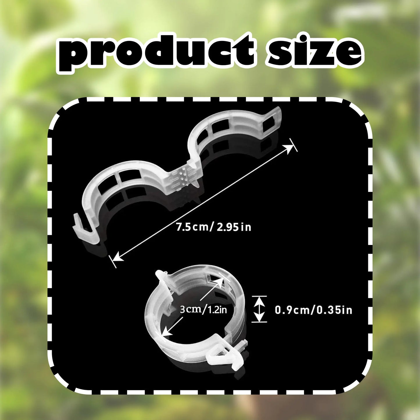 ⏰Last Day Promotion 49% 100 Counts Plant Support Clips