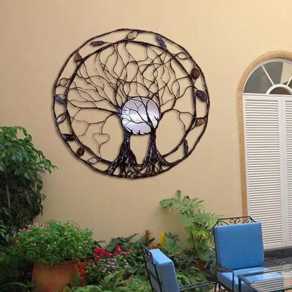 🏵Last Day Promotion 49% OFF-Circle of Life Garden Wall Art, The Moon Huggers🏡