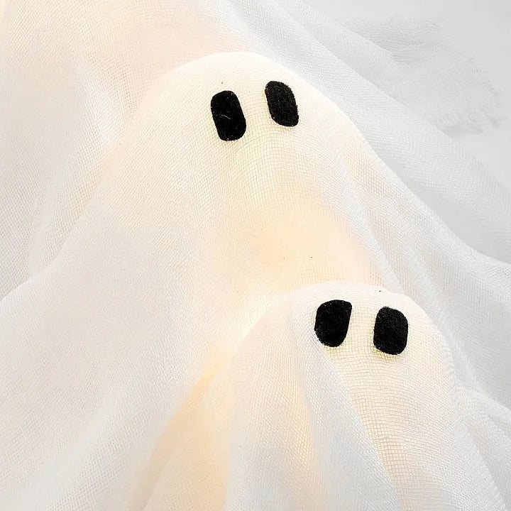 🏆50K+ SOLD! Almost Gone💥Lit Ghosts Wreath