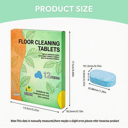 🔥Last Day Buy 1 Get 1 Free Promotion!⭐-Efficient Floor Cleaning Tablets: Multi-Surface Solution (Lemon Scent)