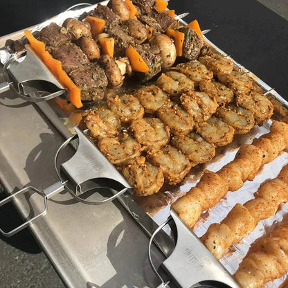 🔥49% OFF NOW - 3 Way Grill Skewers - GrillSavant