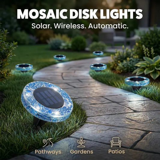 ⏰Limited-time free shipping – Mosaic Solar Disk Lights-Solar Disk Lights☀