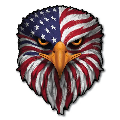 Reflective Eagle Eyes Decal 🦅 Bold & Patriotic