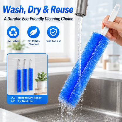 🧽✨ 2-in-1 Home Cleaning Bundle—Foam Cleaner + Fan Cleaner Brush
