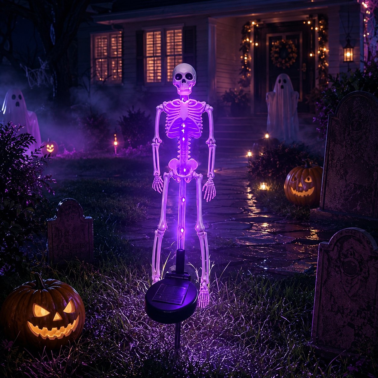 💀 Early Halloween Sale — Solar Skeleton Yard Stake