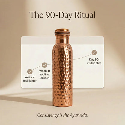 ✨Himalayan Ayurvedic Copper Water Bottle – 50% OFF Today