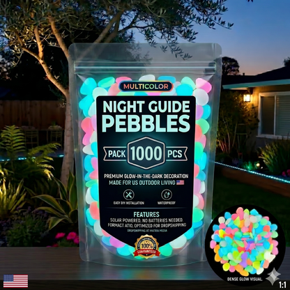 💥LAST DAY SALE 50%OFF💥Colorful Glow-in-the-Dark Garden Stones