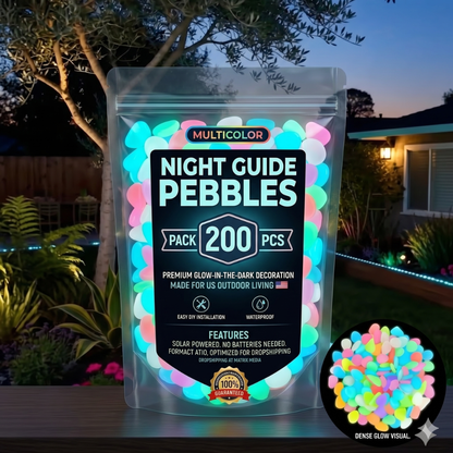 💥LAST DAY SALE 50%OFF💥Colorful Glow-in-the-Dark Garden Stones
