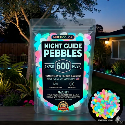 💥LAST DAY SALE 50%OFF💥Colorful Glow-in-the-Dark Garden Stones