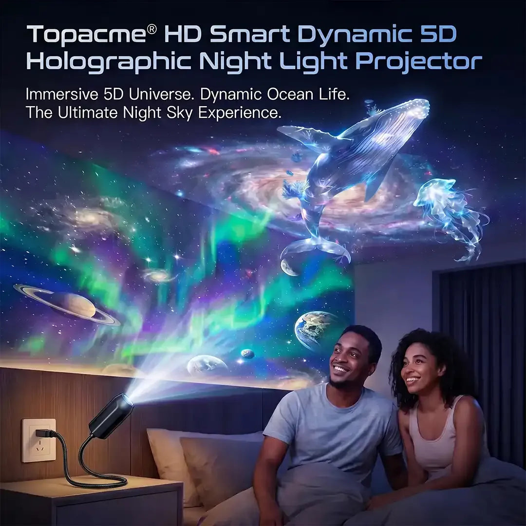 ⏰Last day Promotion🔥Night Light Projector - Smart Holographic Star Projector