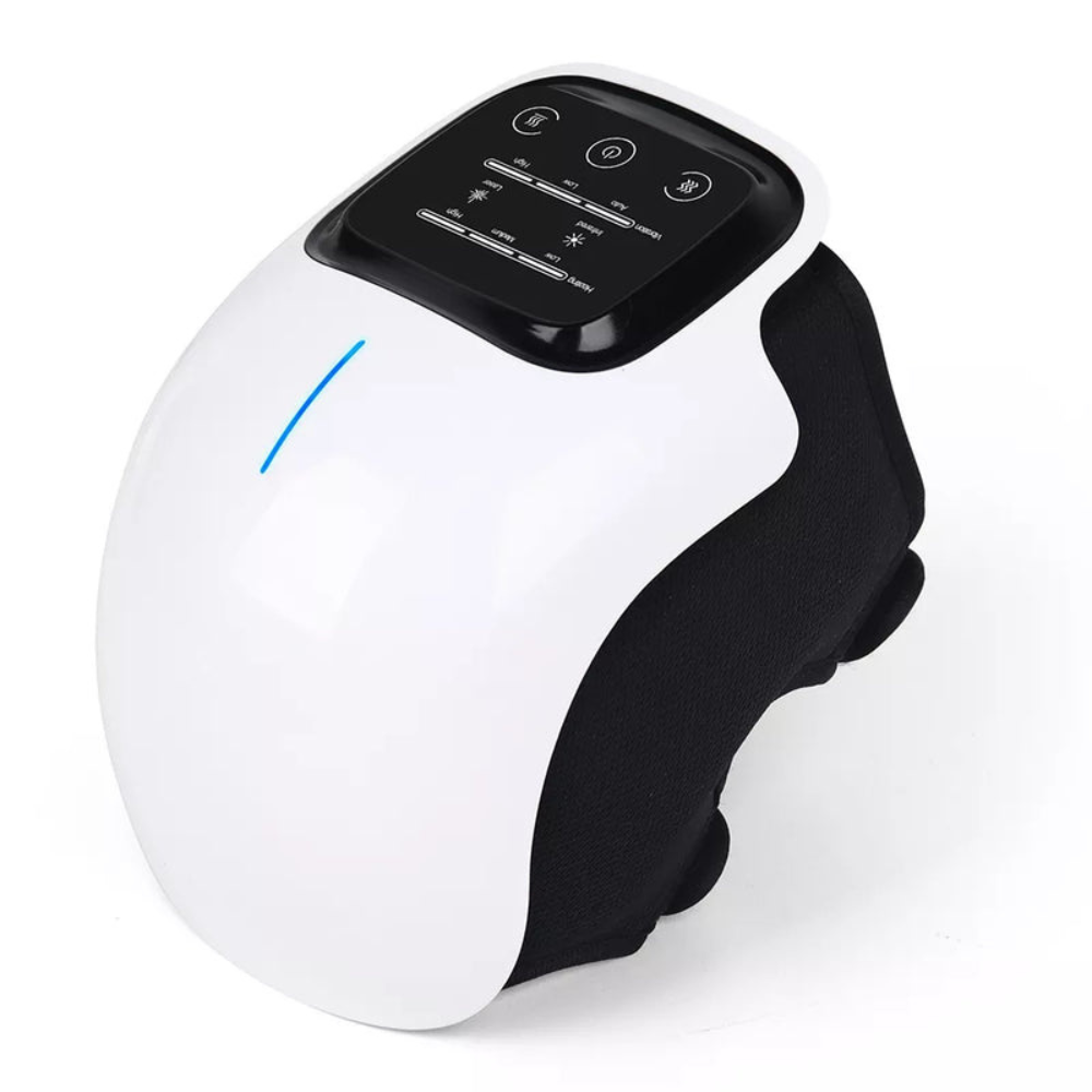 3-in-1 knee therapy device – wireless infrared, laser & vibration therapy