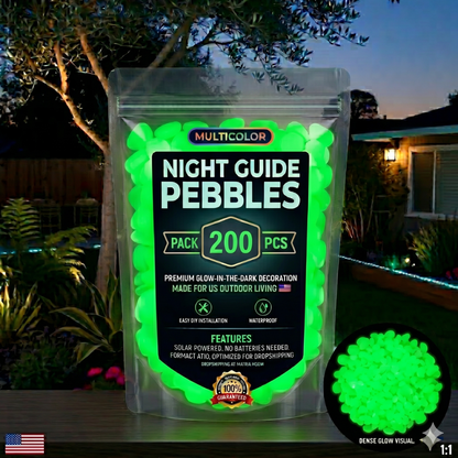 💥LAST DAY SALE 50%OFF💥Colorful Glow-in-the-Dark Garden Stones