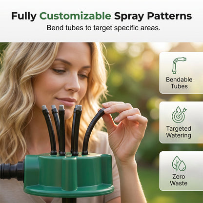 💧360° Multi-Directional Lawn Sprinkler💧Precision Garden Irrigation with Flexible Spray Nozzles🌱