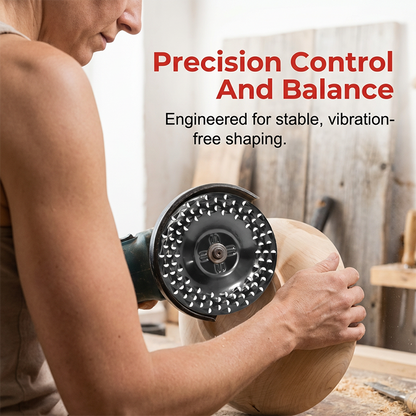 🔥🔄 Angle Grinder Wood Carving Disc | Wood Sculpting Beast 🪵
