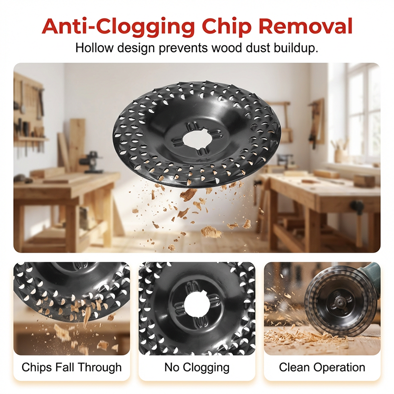 🔥🔄 Angle Grinder Wood Carving Disc | Wood Sculpting Beast 🪵