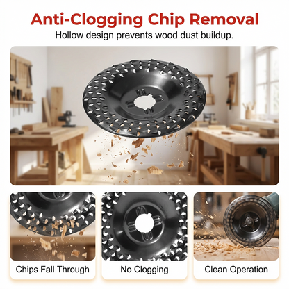 🔥🔄 Angle Grinder Wood Carving Disc | Wood Sculpting Beast 🪵