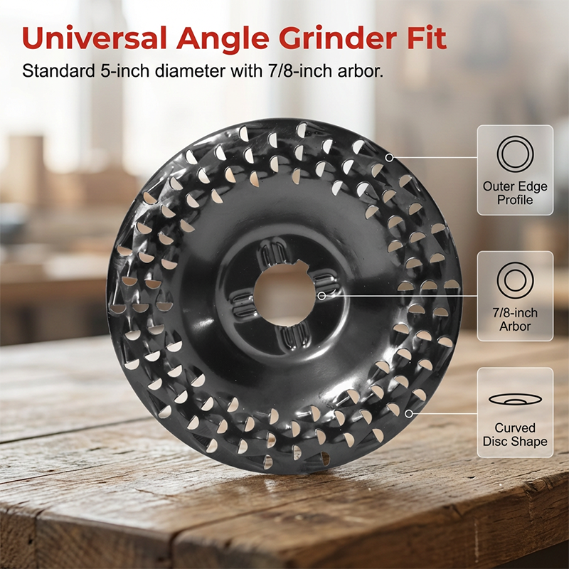 🔥🔄 Angle Grinder Wood Carving Disc | Wood Sculpting Beast 🪵
