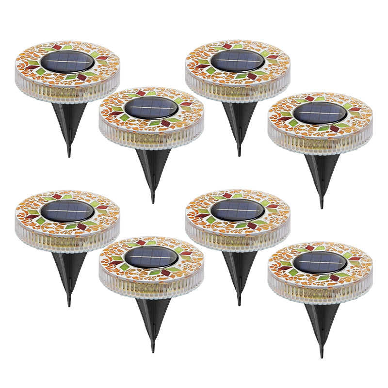 🔅Solar Outdoor Mosaic Disk Lights