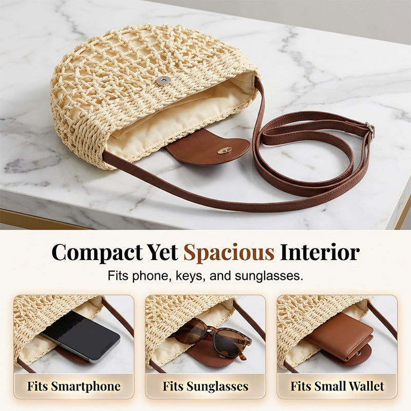✨Last Day 50% OFF – Woven Crossbody Bag for Women 👜