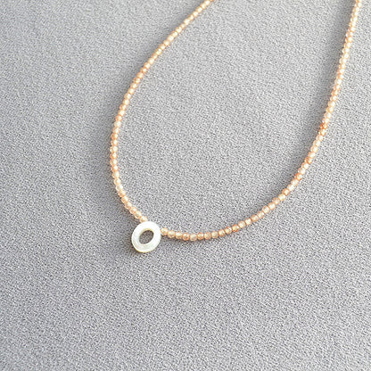 📢📢40% OFF !! ⏰Romantic Initial Beaded Choker Necklace